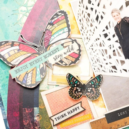 Storyteller Paper Pad 12 x 12" / Block de Papel Estampado Descontinuado Vicki Boutin