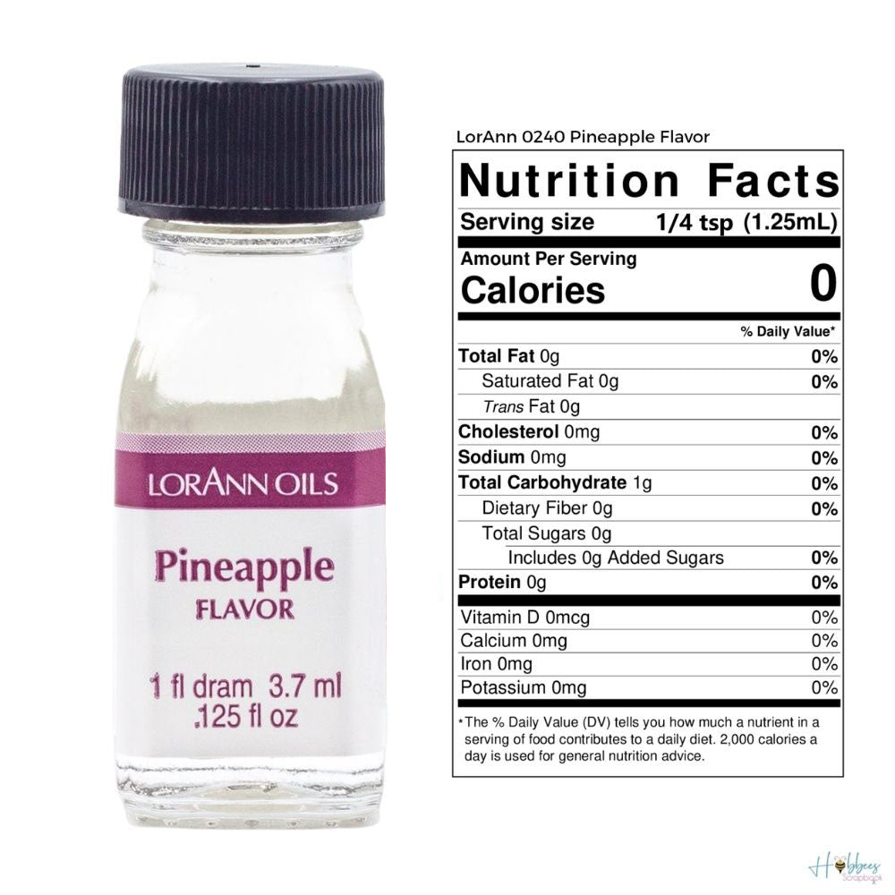 Summer Fruits Flavorings / Saborizantes de Mora Azul, Frambuesa y Piña. Repostería Lorann Gourmet