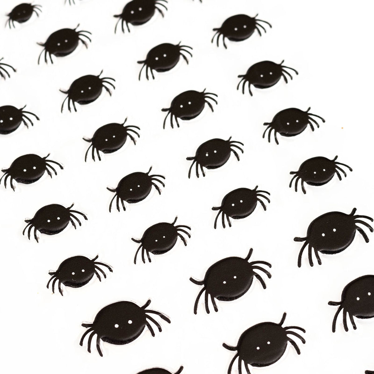 Spooky Puffy Spider Stickers / Estampas en 3D Arañas Descontinuado Pebbles