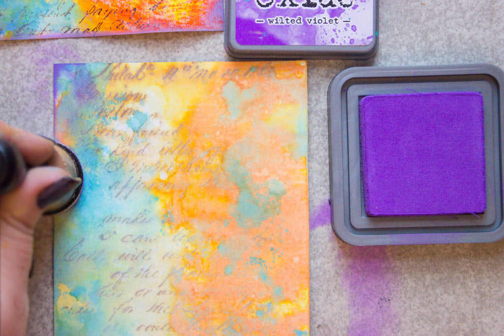 Tim Holtz Distress Oxide Wild Honey / Cojin de Tinta Efecto Miel Tintas Ranger