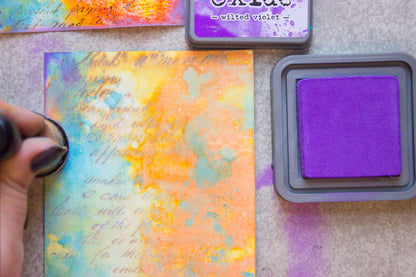 Tim Holtz Distress Oxide Salty Ocean/ Cojin de Tinta Efecto Oxidado Oceano Tintas Ranger