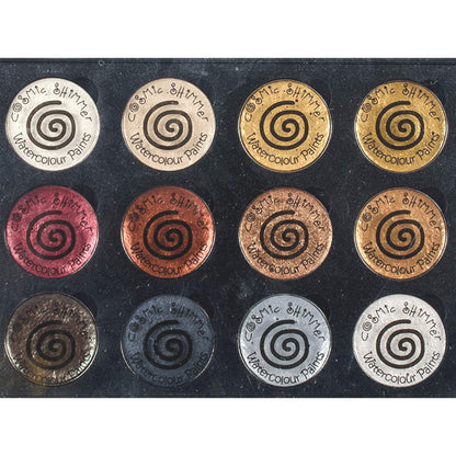 Cosmic Shimmer Watercolors Metallics / Kit de Acuarelas Iridescentes Descontinuado Creative Expressions
