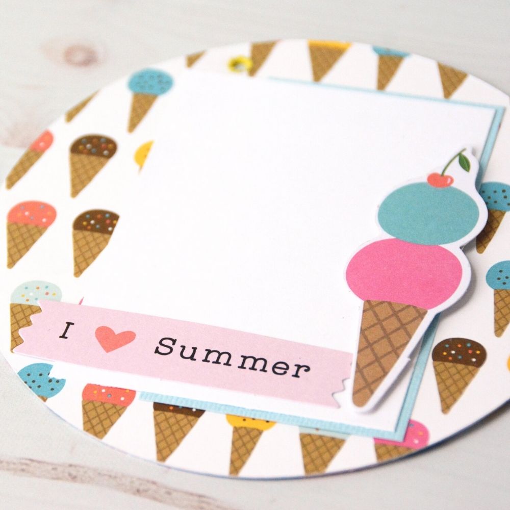 Sun &amp; Fun Paper Pad 6 x 8" / Block de Papel Verano Papel Pebbles