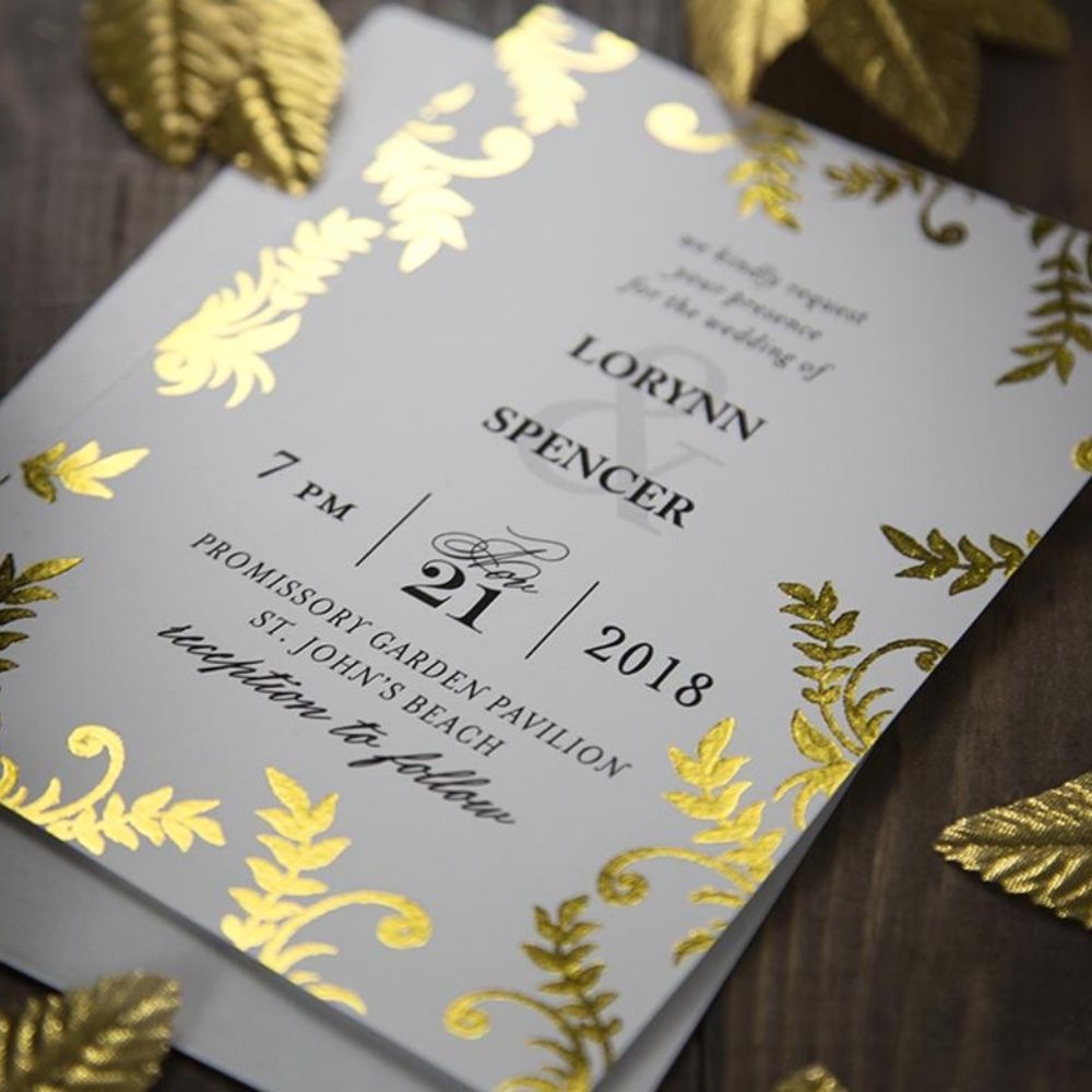 Foil Transfer Sheets Gold 8.5 x 11" / Foil de Transferencia Oro Foil Silhouette