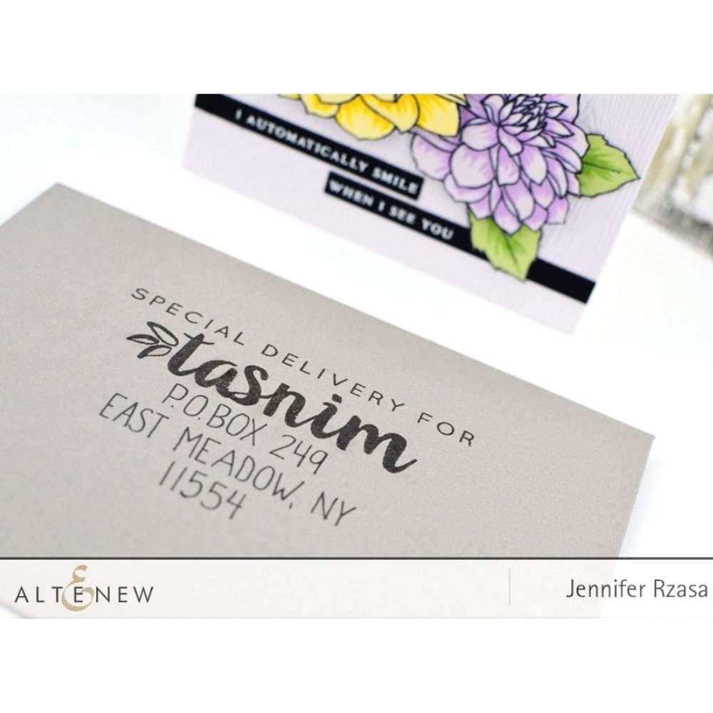 Calligraphy Alpha Stamps Set / Sellos Alfabeto Caligrafía Descontinuado Altenew