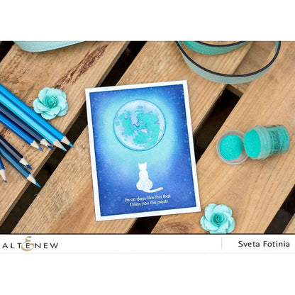 Cool Summer Night Crisp Dye Ink Oval Set / 4 Cojines de Tinta Azules Descontinuado Altenew