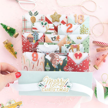 Busy Sidewalks Paper Pad 12 x 12" / Block de Papel de Navidad Papel Crate Paper