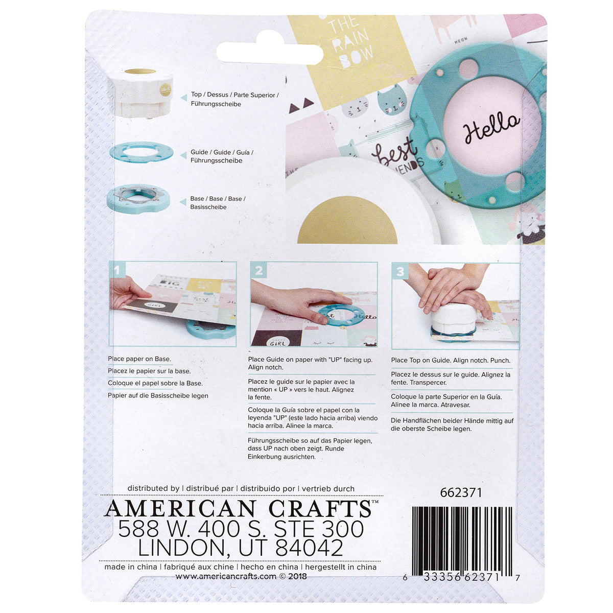 Clear Cut Punch Circle 1" / Perforadora de Círculos de 2.54 cm Descontinuado We R Memory Keepers