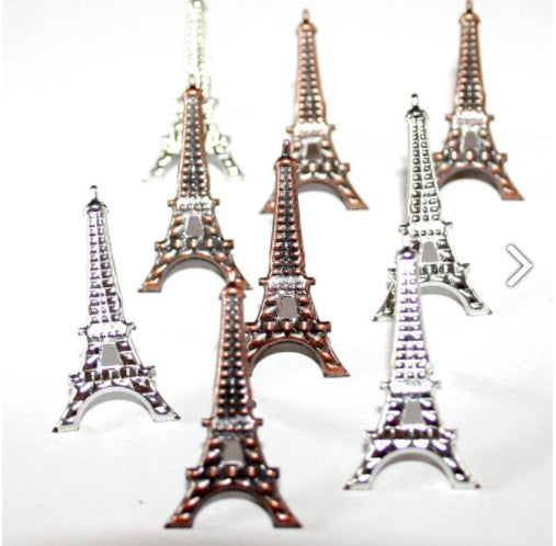 12 Eiffel Tower Brads / Sujetadores Torre Eiffel Descontinuado Eyelet Outlet