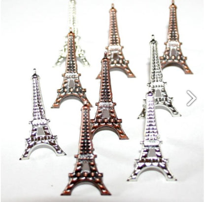12 Eiffel Tower Brads / Sujetadores Torre Eiffel Descontinuado Eyelet Outlet