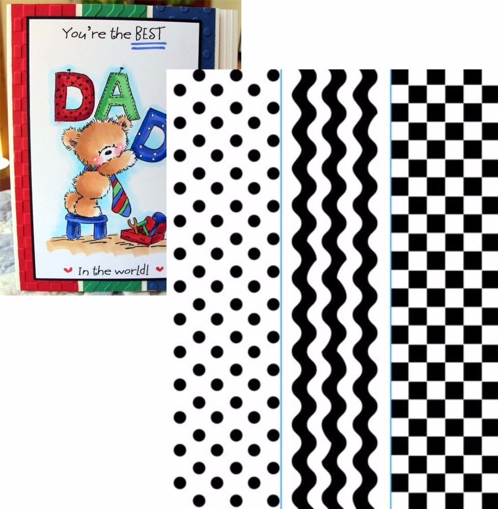 Simple Pattern Embossing Folders / Folders de Grabado Patrones Simples Descontinuado Darice