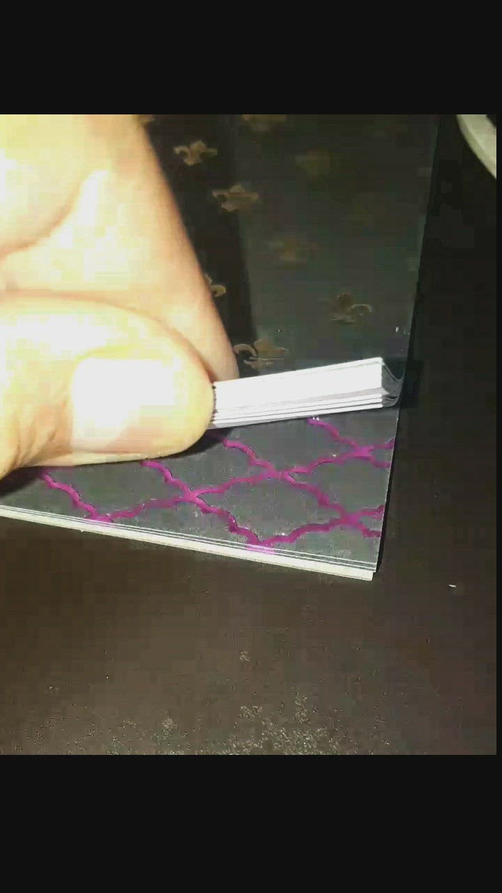 Block Premium Stack Paper Cardstock / Block de Cartulina con Diseños Metalizados Papel DCWV