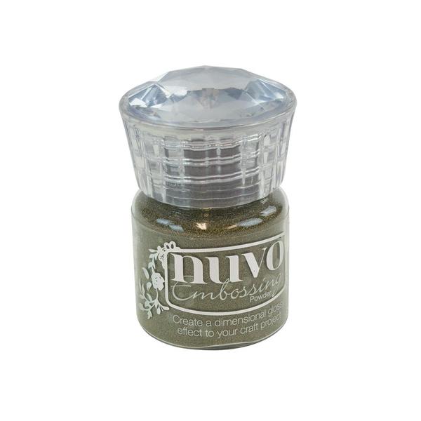 Embossing Powder Glitter Gold / Polvo de Realce Oro Glitter Polvos de Embossing Nuvo
