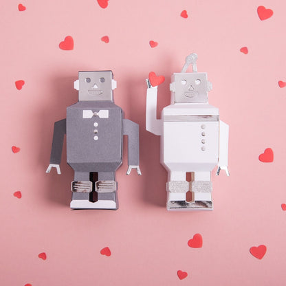 Thinlits 3-D Robot Die / Suaje de Robot 3D Descontinuado Sizzix