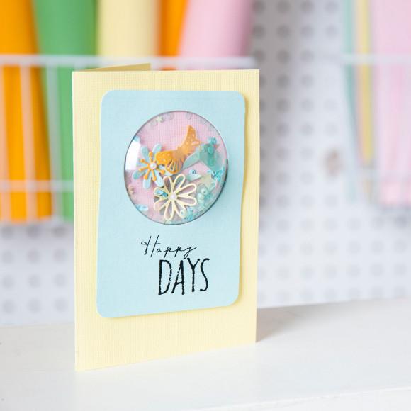 Shaker Domes Circle 2" / Domos 3D de 5cm Adornos / Embellishments Sizzix