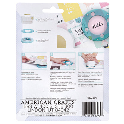 Clear Cut Punch Heart 1" / Perforadora de Corazón de 2.54 cm Perforadoras We R Memory Keepers