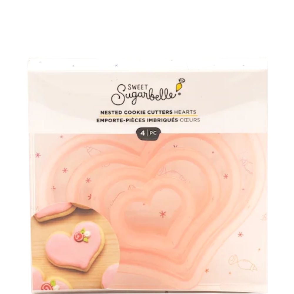 Nested Heart Cookie Cutter / Cortadores Anidados para Galletas de Corazones Descontinuado AC Food Crafting