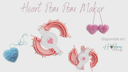 Heart Pom Pom Makers / Herramienta Para Crear Pompones Descontinuado We R Memory Keepers