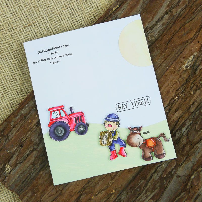 Stamps Old Macdonald &amp; Friends / Sellos de Animales y Granja Descontinuado Hunkydory