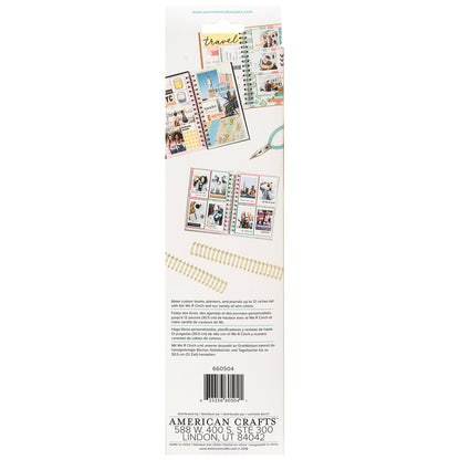 Cinch Wires Gold 1" / 4 Arillos Dorados Arillos para Engargolar We R Memory Keepers