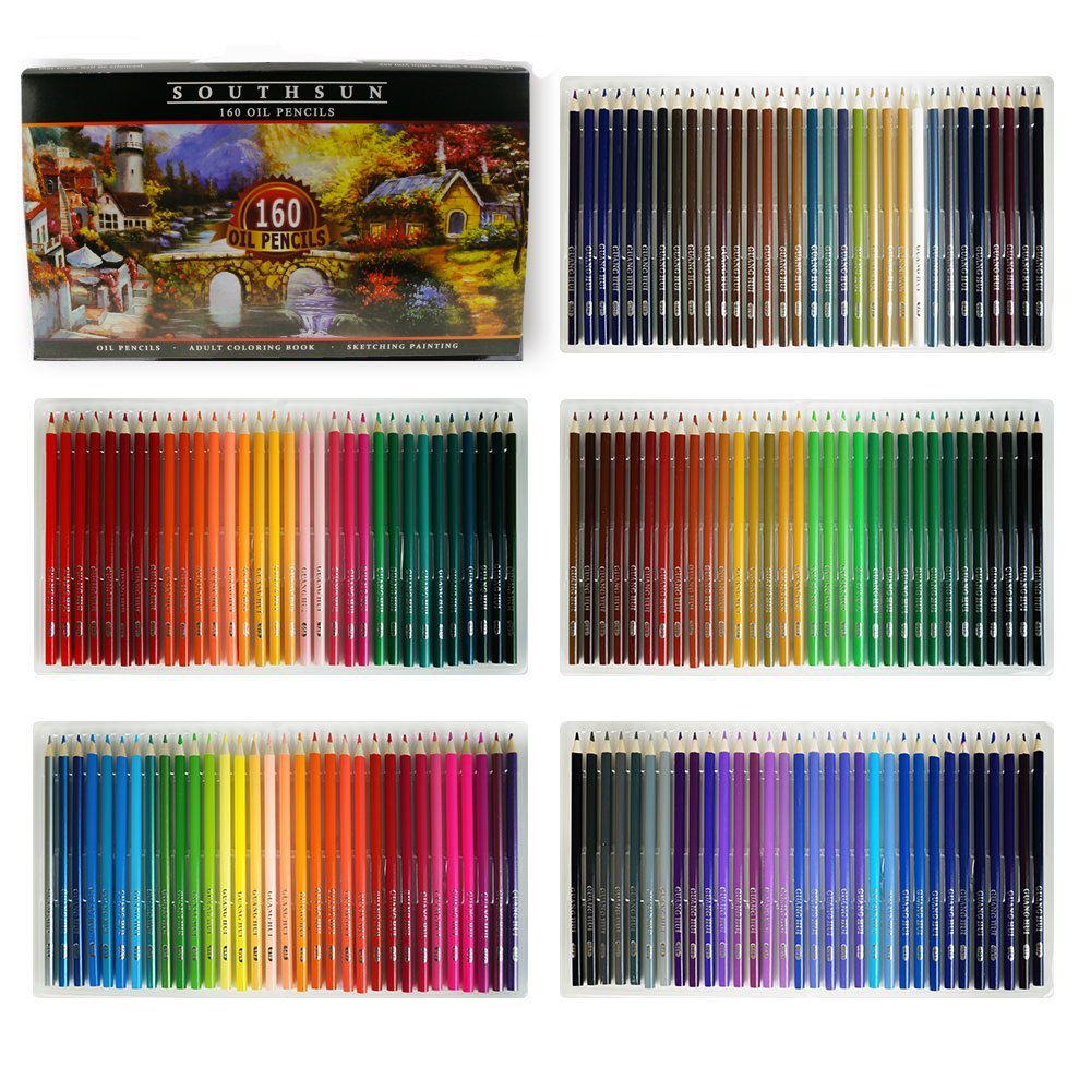 160 Colored Pencils / 160 Lápices de Colores Artísticos Descontinuado Southsun