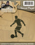 Play Soccer Dies / Suaje de Jugador de Futbol Descontinuado Amy Design