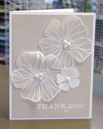 Embossing Powder Shimmering Pearl / Polvo de Realce Blanco Polvos de Embossing Nuvo