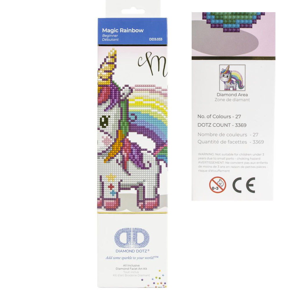 Facet Art Kit Magic Rainbow / Arte de Diamantes Arcoiris  Diamond Dotz