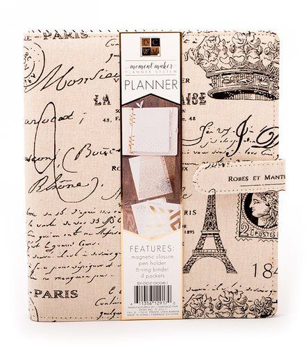 Binder Planner Paris Print Kit / Kit de Agenda Planificadora Paris Descontinuado American Crafts