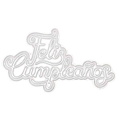 Suaje de Feliz Cumpleaños 
