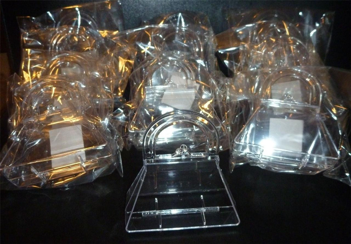 Mini Purse Clear Box / 5 Mini Bolsitas de Acrílico Descontinuado Darice