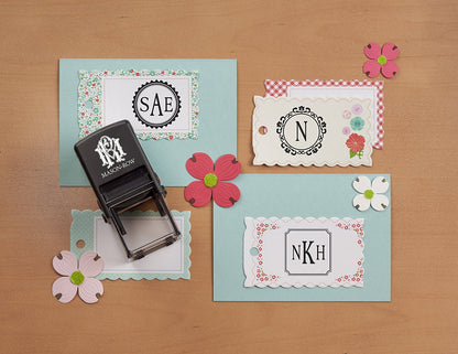 Monogram Stamp  / Kit de Sellos Personalizable Descontinuado Mason-Row