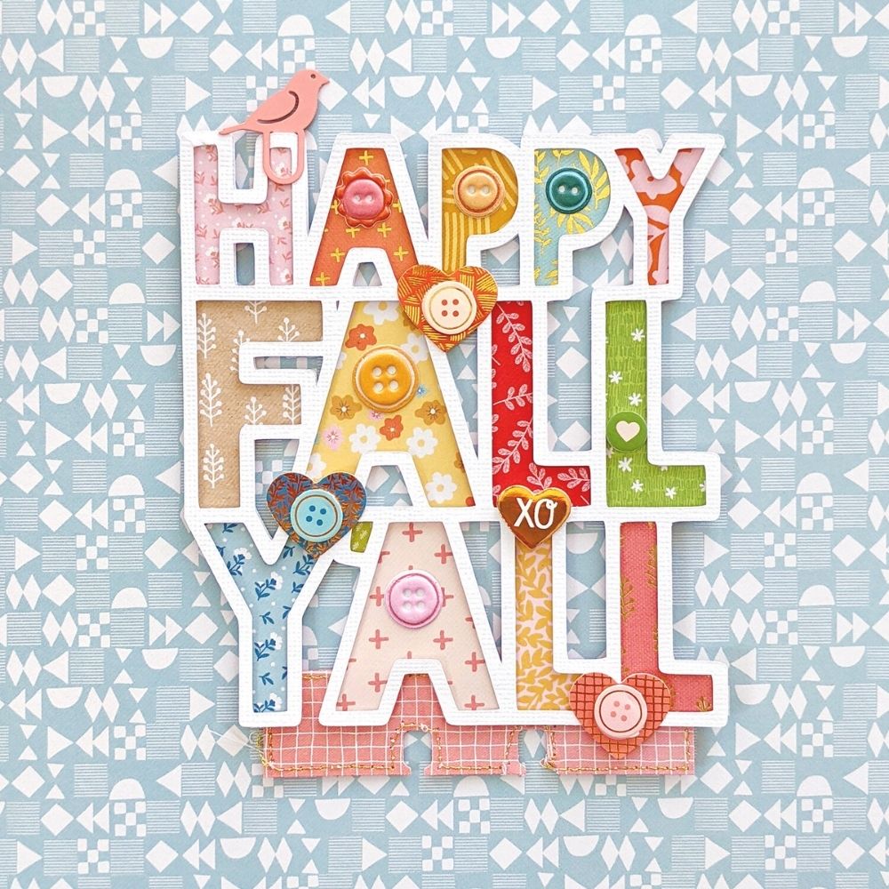 Bungalow Lane Paper Pad 6 x 8" / Block de Papel Flores y Mosaicos Descontinuado American Crafts