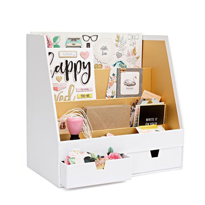 Desktop Organizer / Organizador Blanco Descontinuado Crate Paper