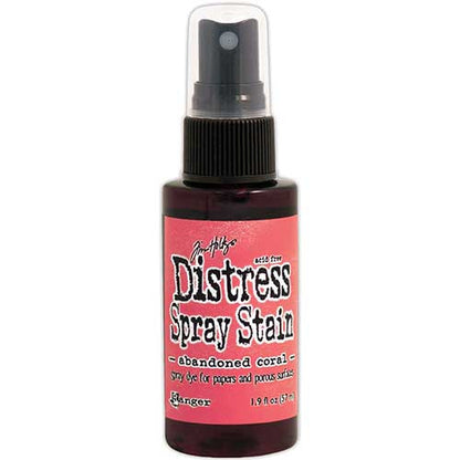 Distress Abandoned Coral Spray Stain / Tinta en Spray Coral Descontinuado Ranger