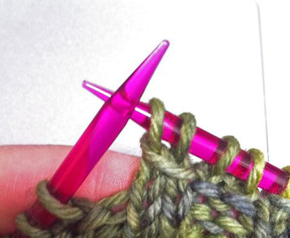 Crystalites Single Point Knitting Needles / Agujas de Acrílico para Tejer 1 punta Descontinuado Susan Bates
