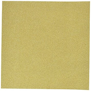 Self Adhesive Vinyl Roll - Gold Glitter / Papel Vinil Color Dorado Descontinuado American Crafts