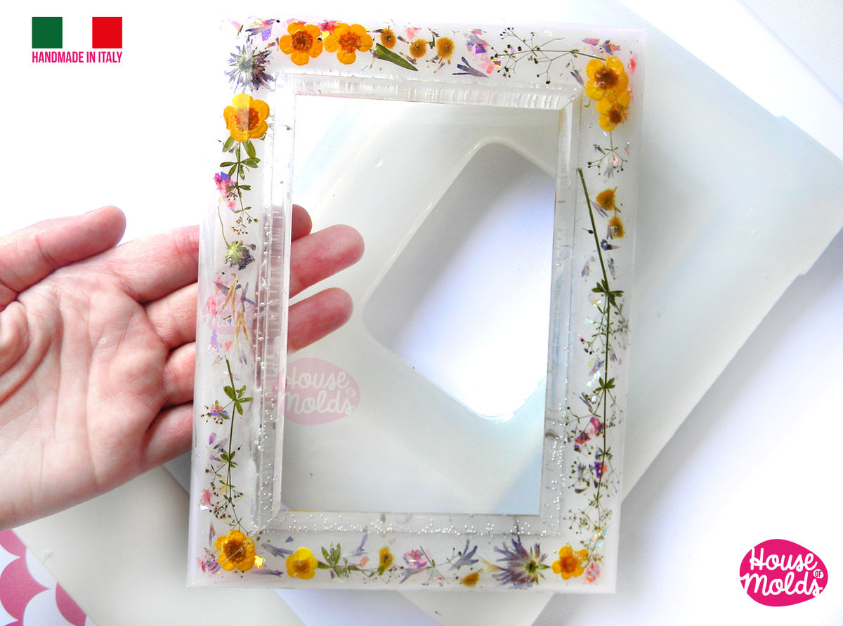 Color Pour Resin Mold Frames / Molde para hacer Porta Retratos de Resina Resina Epóxica y Accesorios American Crafts