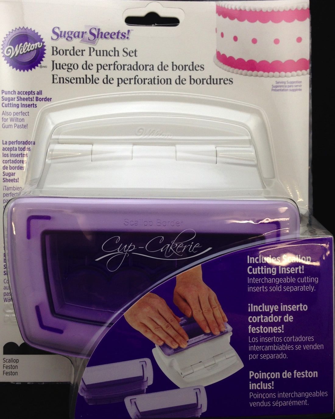 Sugar Sheets Punch Set / Juego de Perforadora de Bordes de Pasteles Repostería Wilton