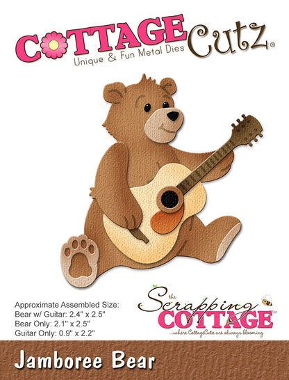 Jamboree Bear Die / Suaje de Oso Descontinuado Cottage Cutz