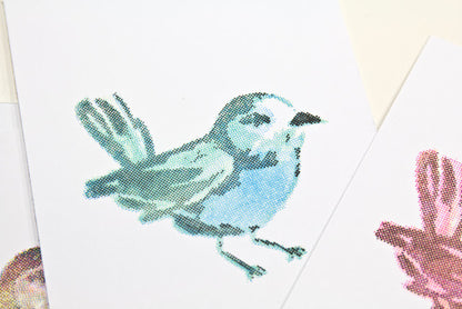 CMYK Bird Stamps / Sellos de Polímero para usarse en Capas Descontinuado We R Memory Keepers