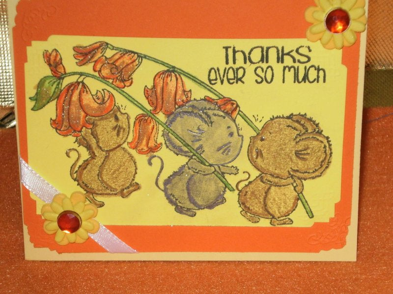 Cling Stamps Bluebell Parade / Sello Cling de Ratones Descontinuado LDRS Creative