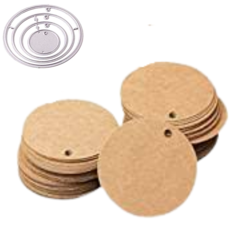 Suaje de Etiquetas Redondas Dados de Corte / Suajes / Troqueles Hobbees