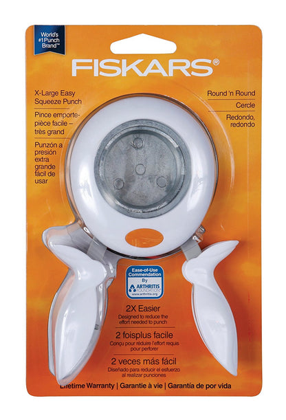 EA Circle Large Easy Squeeze Punch 1.5" / Perforadora Círculo Grande 3.8cm Herramientas Fiskars