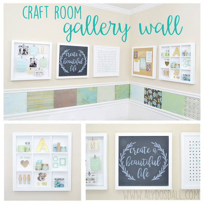 Organization Gallery Shadow Box Frame / Organizador de Pared Descontinuado We R Memory Keepers