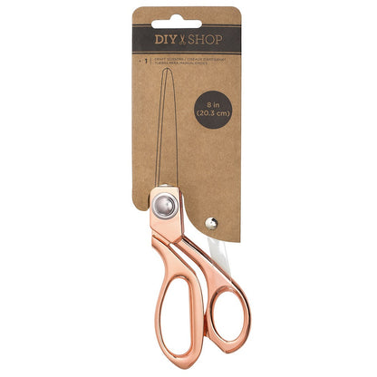 Cutup Scissors 8" ROSE GOLD Metal / Tijeras Rosa Metálico Tijeras / Cutters American Crafts