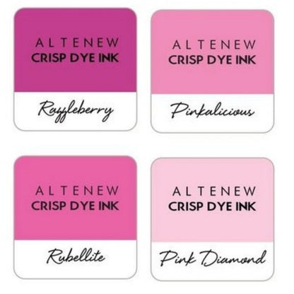 Cherry Blossom Crisp Dye Ink Small Set / 4 Cojines de Tinta Rosas Descontinuado Altenew