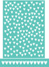 Embossing Folder Cross my Heart / Folder de Grabado Corazones Descontinuado Cuttlebug