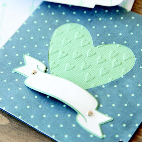 Embossing Folder Cross my Heart / Folder de Grabado Corazones Descontinuado Cuttlebug