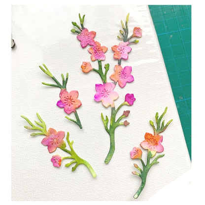 Suaje Flores de Cerezo Dados de Corte / Suajes / Troqueles Hobbees